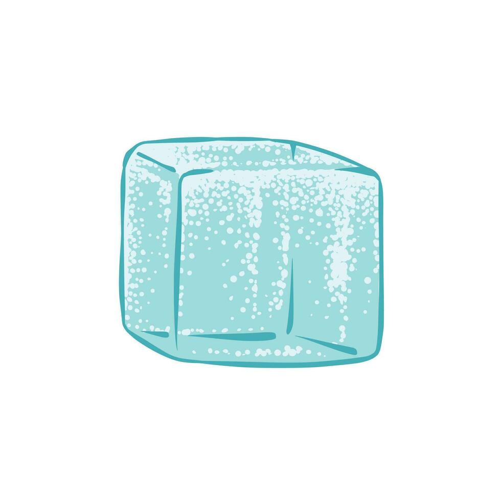 ghiaccio cubo icona illustrazione vettore