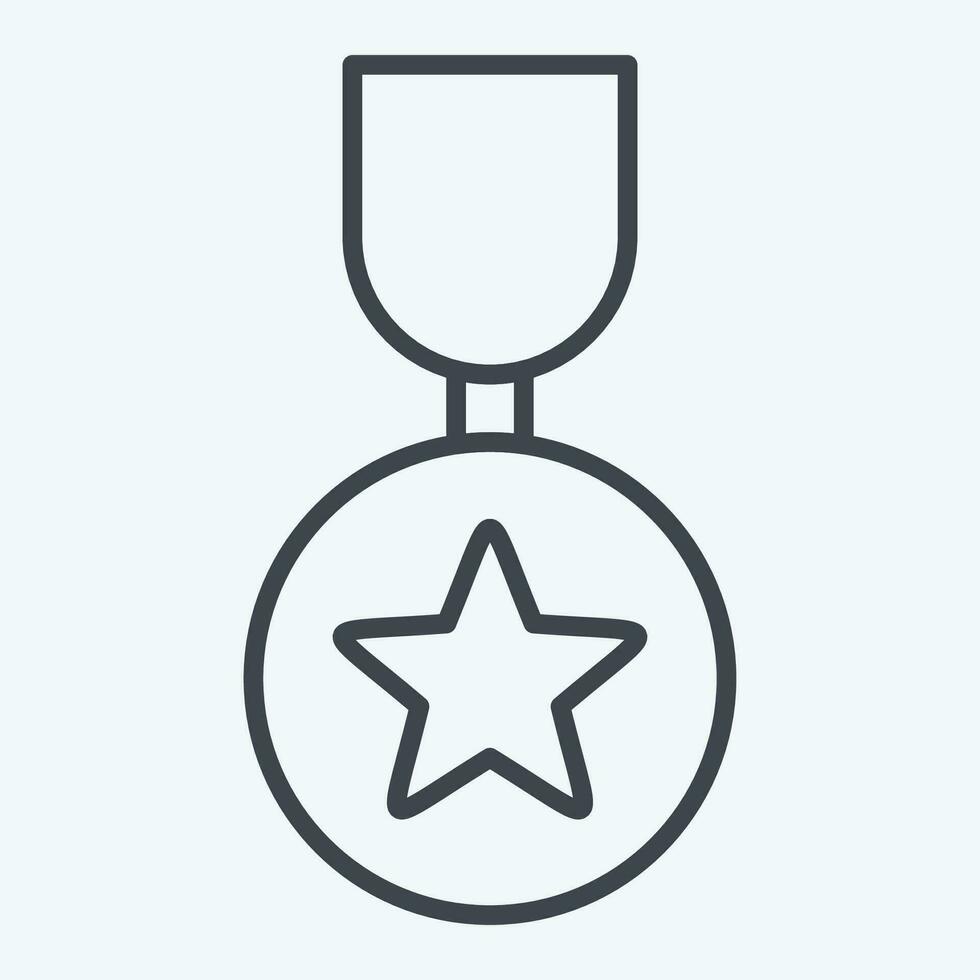 icona distintivo 1. relazionato per premio simbolo. mbe stile. semplice design modificabile. semplice illustrazione vettore