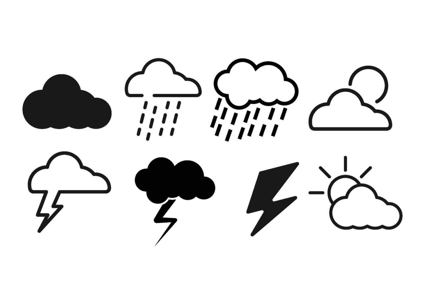 tempesta icona design modello vettore isolato illustrazione