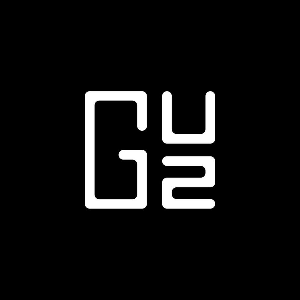 guz lettera logo vettore disegno, guz semplice e moderno logo. guz lussuoso alfabeto design