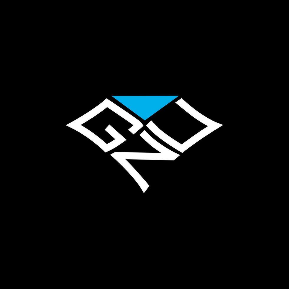 gnu lettera logo vettore disegno, gnu semplice e moderno logo. gnu lussuoso alfabeto design