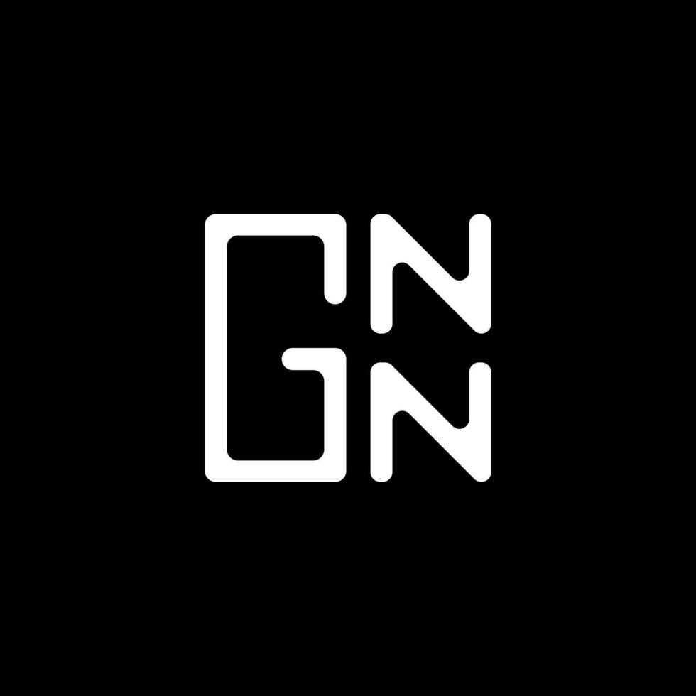 gnn lettera logo vettore disegno, gnn semplice e moderno logo. gnn lussuoso alfabeto design