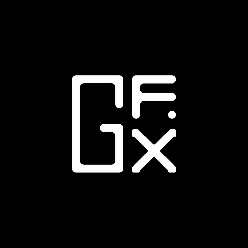 gfx lettera logo vettore disegno, gfx semplice e moderno logo. gfx lussuoso alfabeto design