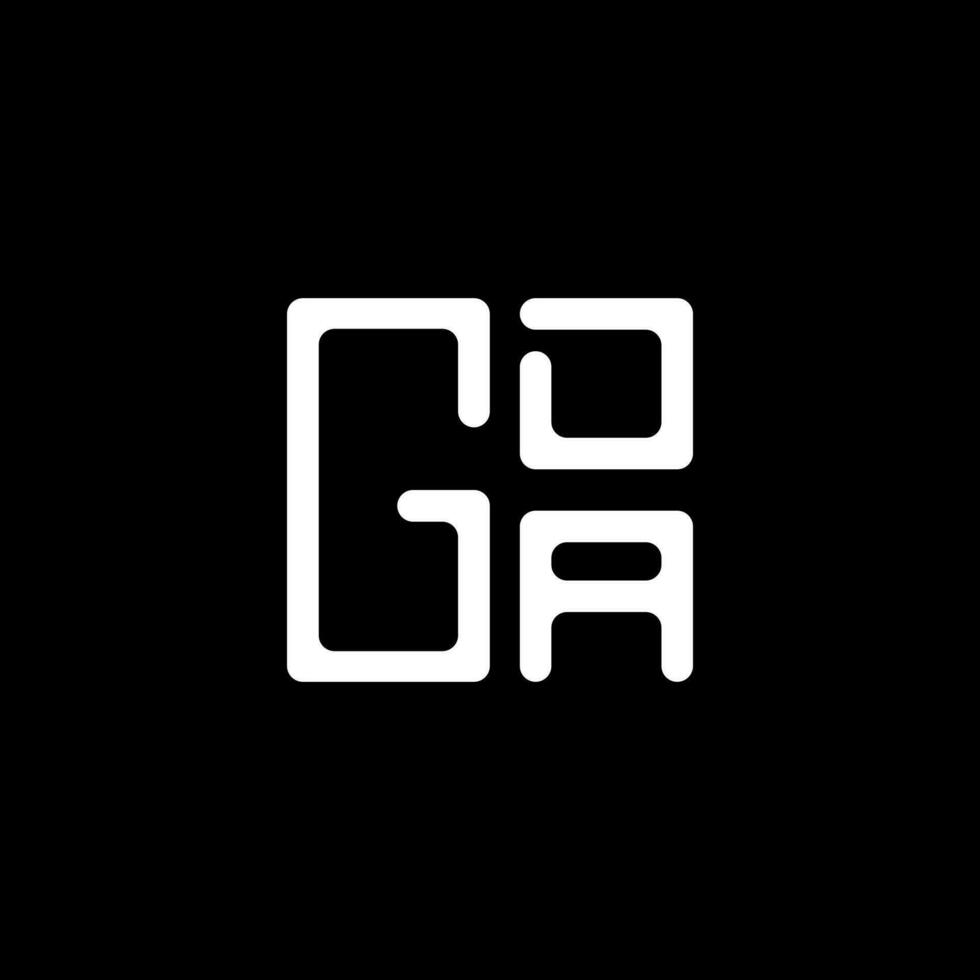 gda lettera logo vettore disegno, gda semplice e moderno logo. gda lussuoso alfabeto design