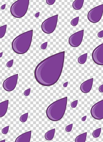 vector splash viola con sfondo di trasparenza