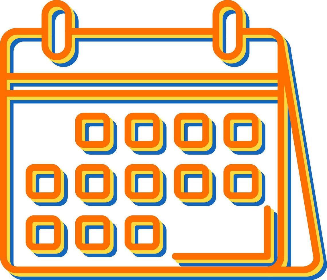 icona del calendario vettoriale