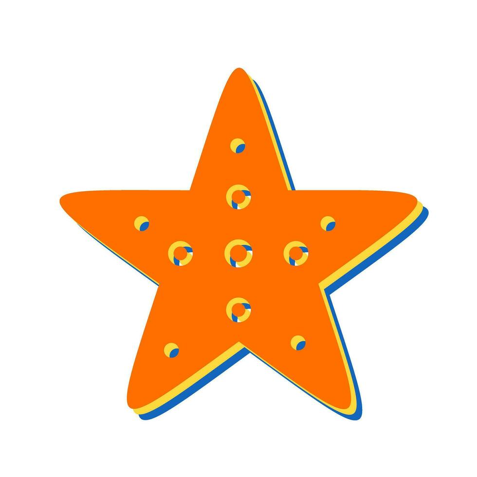 icona vettore stella marina