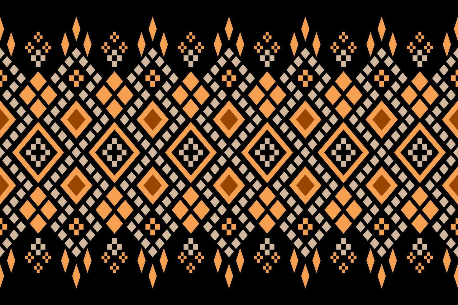 attraversare punto colorato geometrico tradizionale etnico modello ikat senza soluzione di continuità modello astratto design per tessuto Stampa stoffa vestito tappeto le tende e sarong azteco africano indiano indonesiano vettore