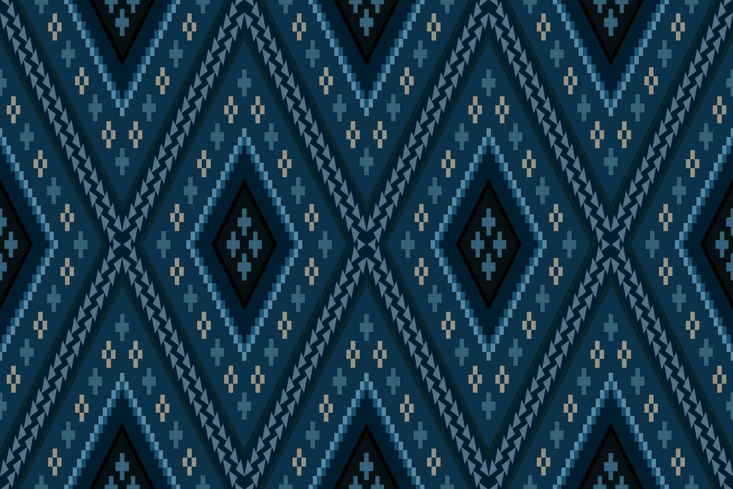 attraversare punto colorato geometrico tradizionale etnico modello ikat senza soluzione di continuità modello astratto design per tessuto Stampa stoffa vestito tappeto le tende e sarong azteco africano indiano indonesiano vettore