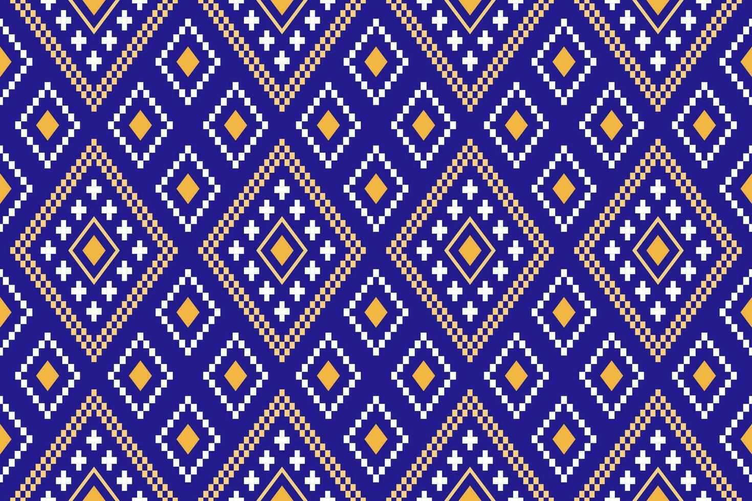 attraversare punto colorato geometrico tradizionale etnico modello ikat senza soluzione di continuità modello astratto design per tessuto Stampa stoffa vestito tappeto le tende e sarong azteco africano indiano indonesiano vettore