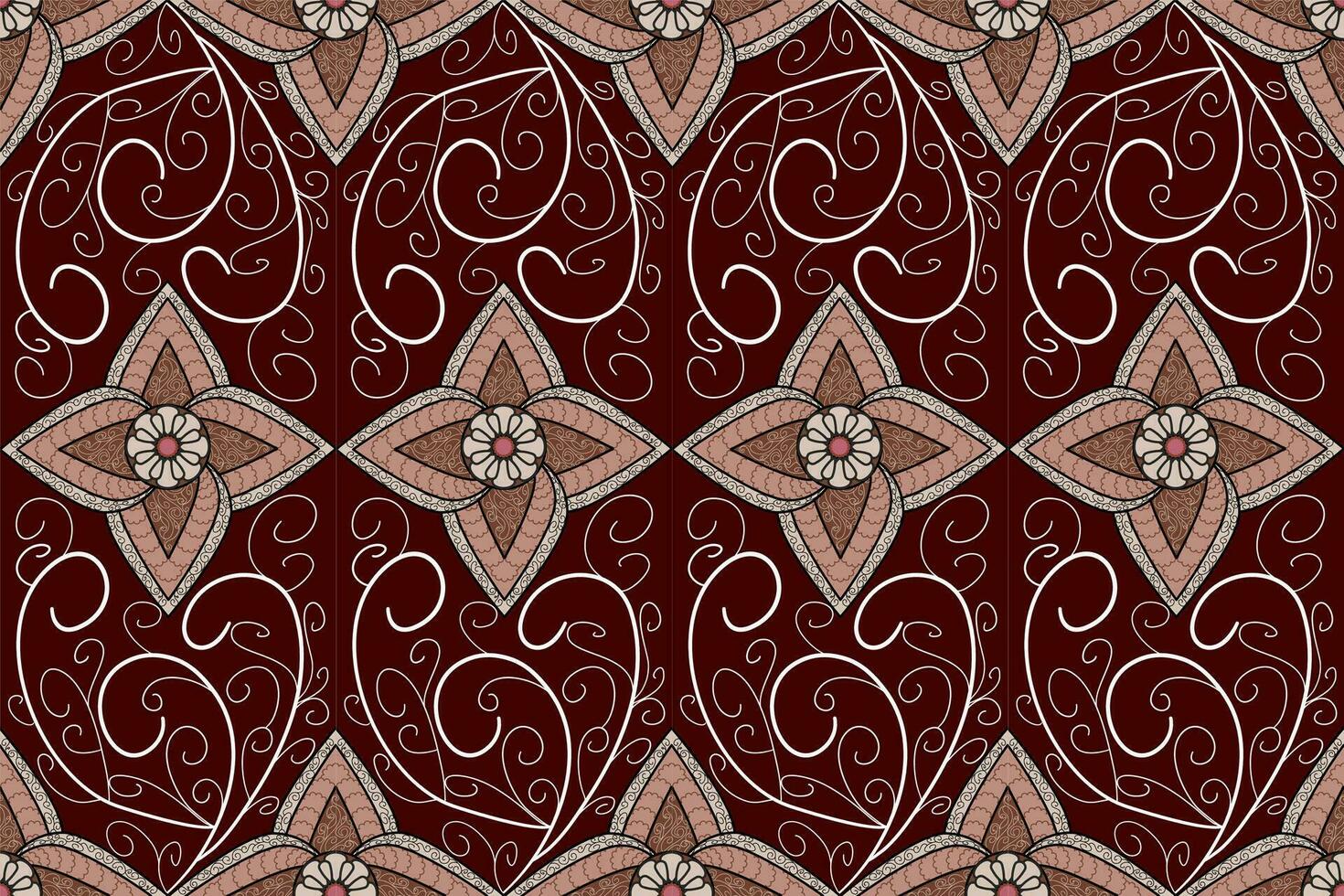 geometrico etnico orientale modello tradizionale design per tessuto,tappeto,abbigliamento,tessile,batik.etnico astratto ikat senza soluzione di continuità modello nel ricamo.tribale stile. vettore
