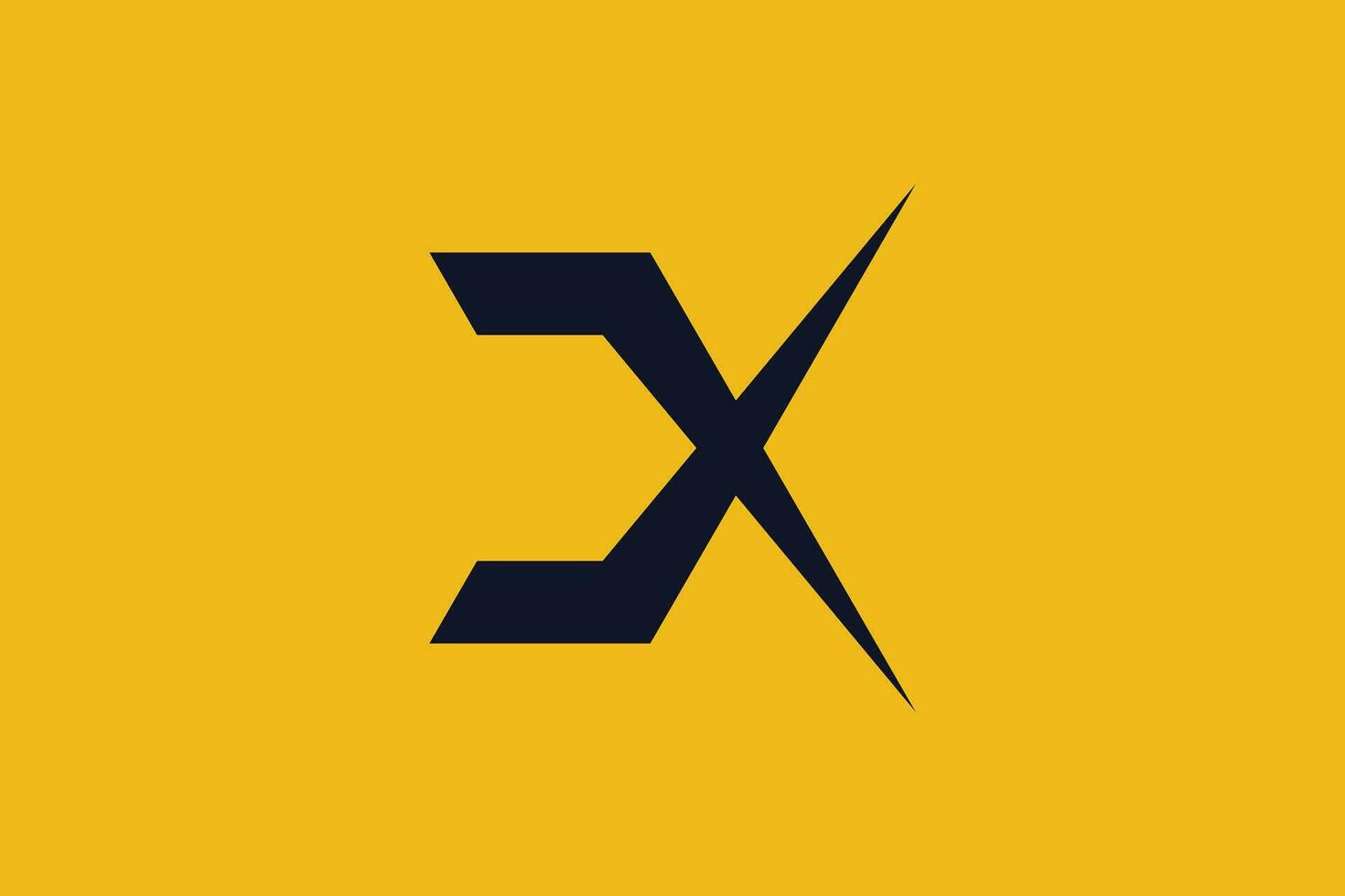 lettera X logo design con per iniziale il tuo attività commerciale vettore