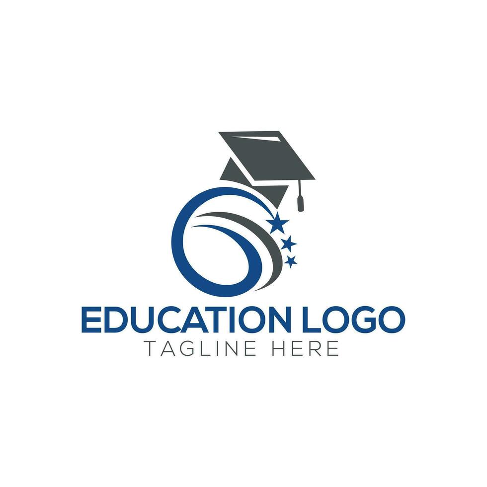 modello di logo educativo vettore