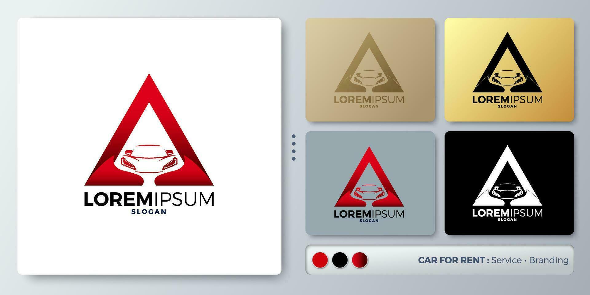 vettore illustrazione logo design settore automobilistico attività commerciale. vuoto nome per inserire il tuo marchio. progettato con esempi per tutti tipi di applicazioni. voi può Usato per azienda, identità, servizio per noleggio.