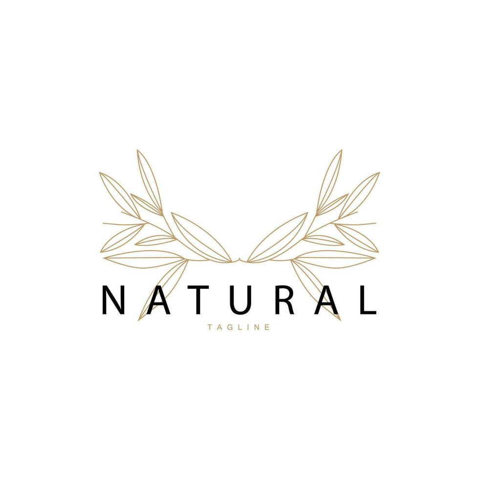 minimalista femminile botanico fiore bellezza linea pianta logo, design vettore illustrazione