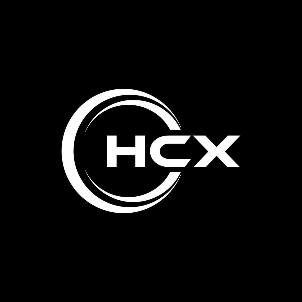 hcx lettera logo disegno, ispirazione per un' unico identità. moderno eleganza e creativo design. filigrana il tuo successo con il Impressionante Questo logo. vettore