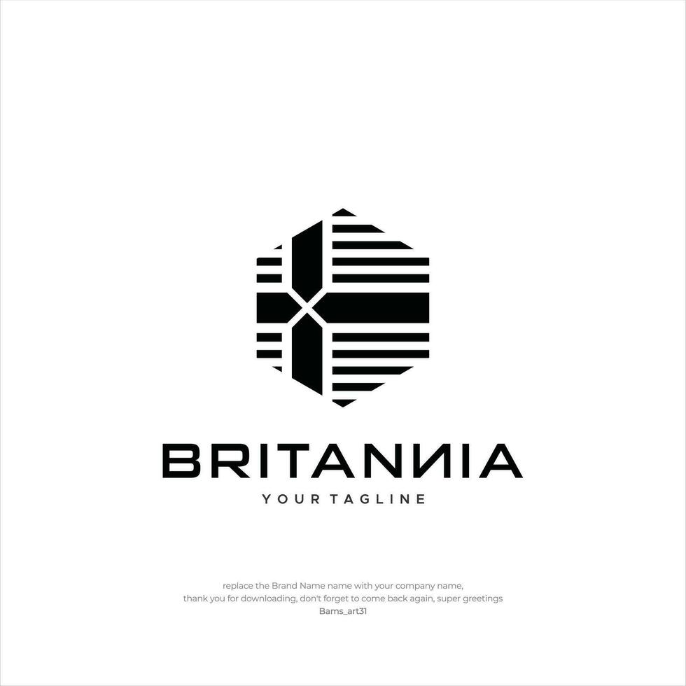 Britannia logo design vettore creativo design