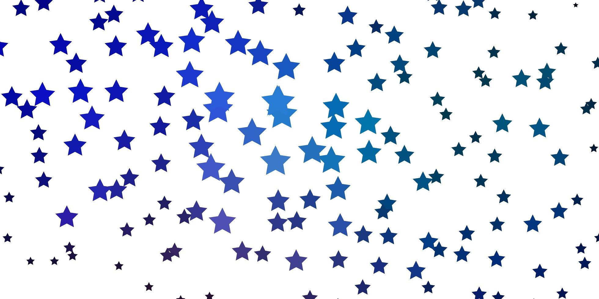 modello vettoriale azzurro, rosso con stelle astratte. illustrazione astratta geometrica moderna con le stelle. tema per i telefoni cellulari.