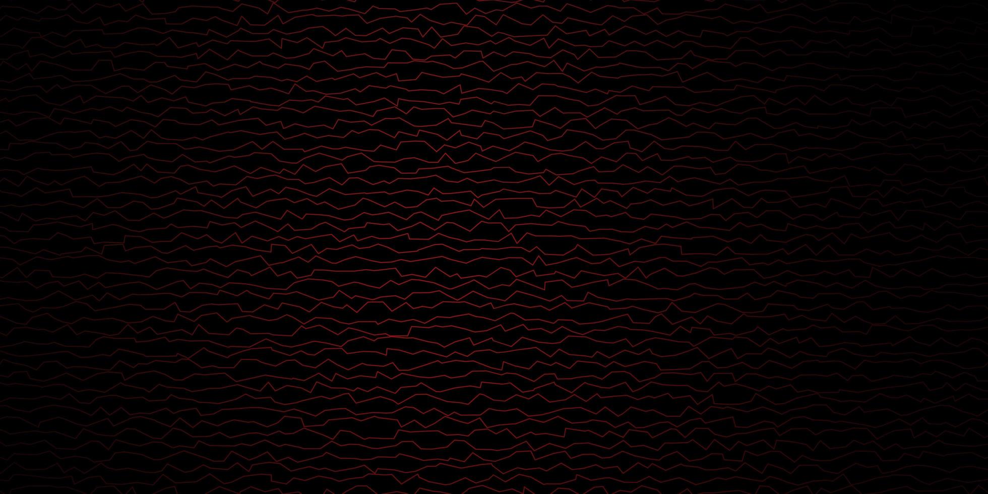modello vettoriale rosso scuro con curve. campione geometrico colorato con curve sfumate. modello per siti Web, pagine di destinazione.