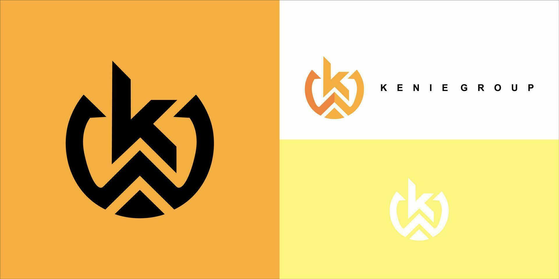 il logo per Kenny gruppo vettore