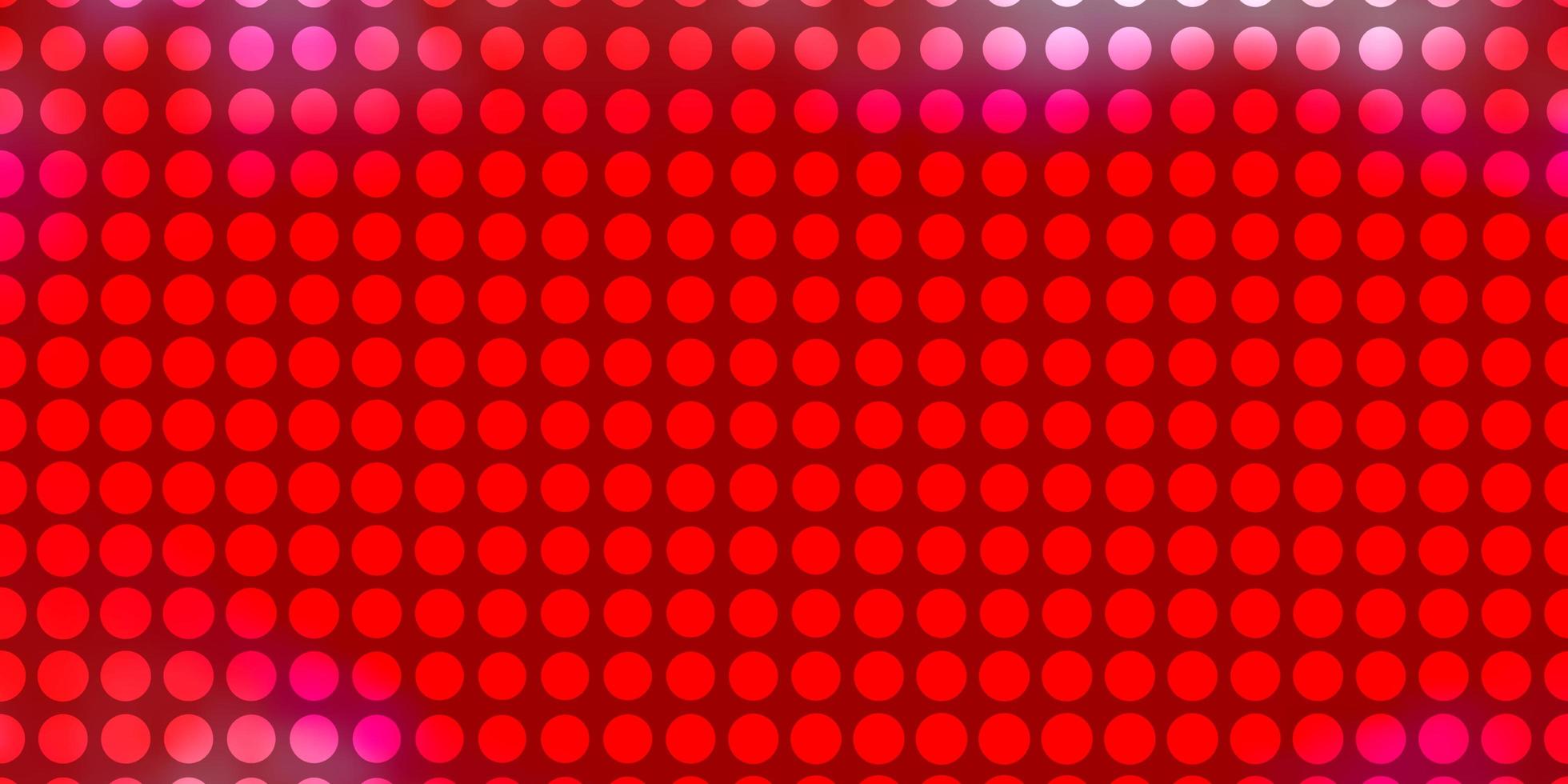 sfondo vettoriale rosso chiaro con cerchi. illustrazione con set di brillanti sfere astratte colorate. design per i tuoi spot pubblicitari.