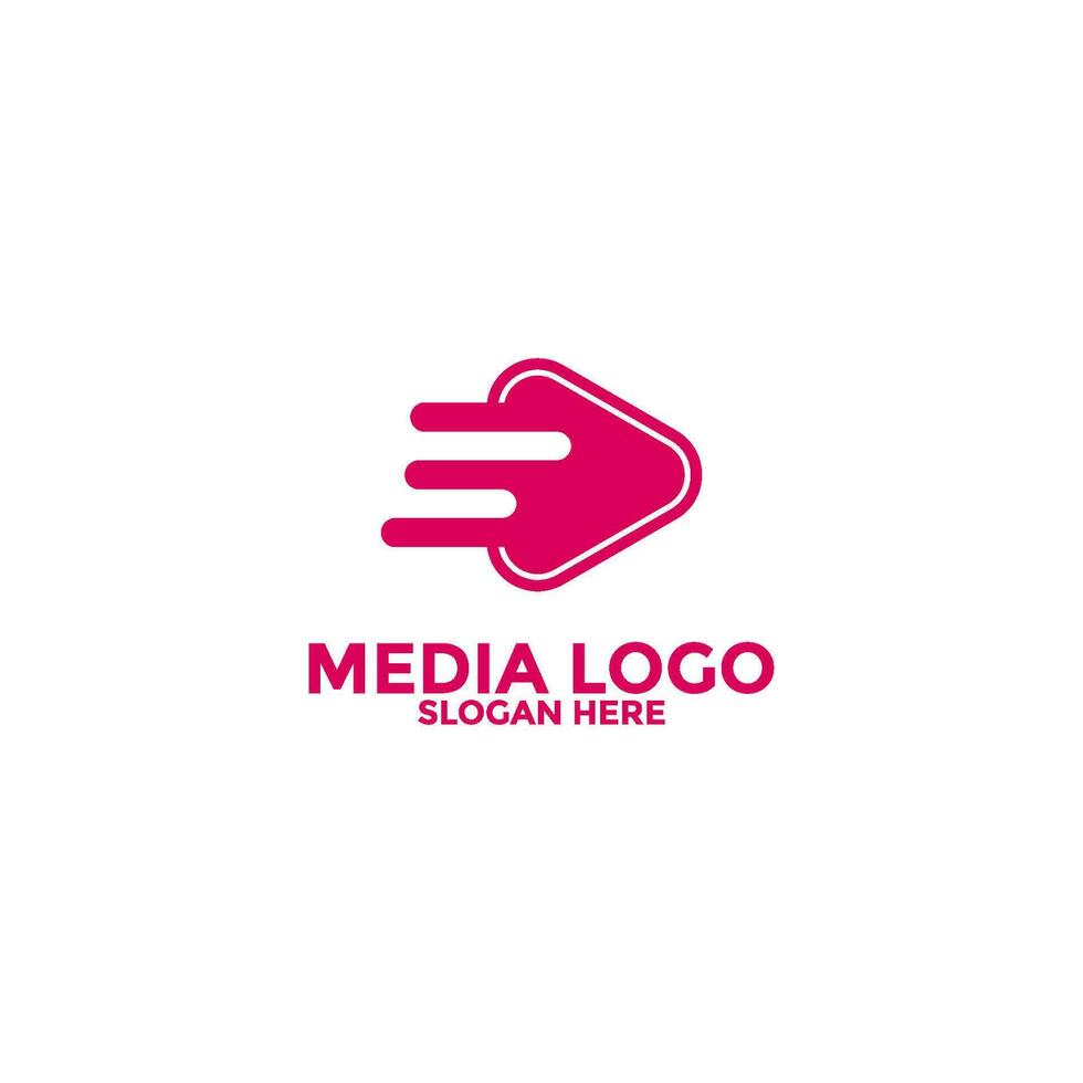 giocare media pulsante simbolo logo icona vettore