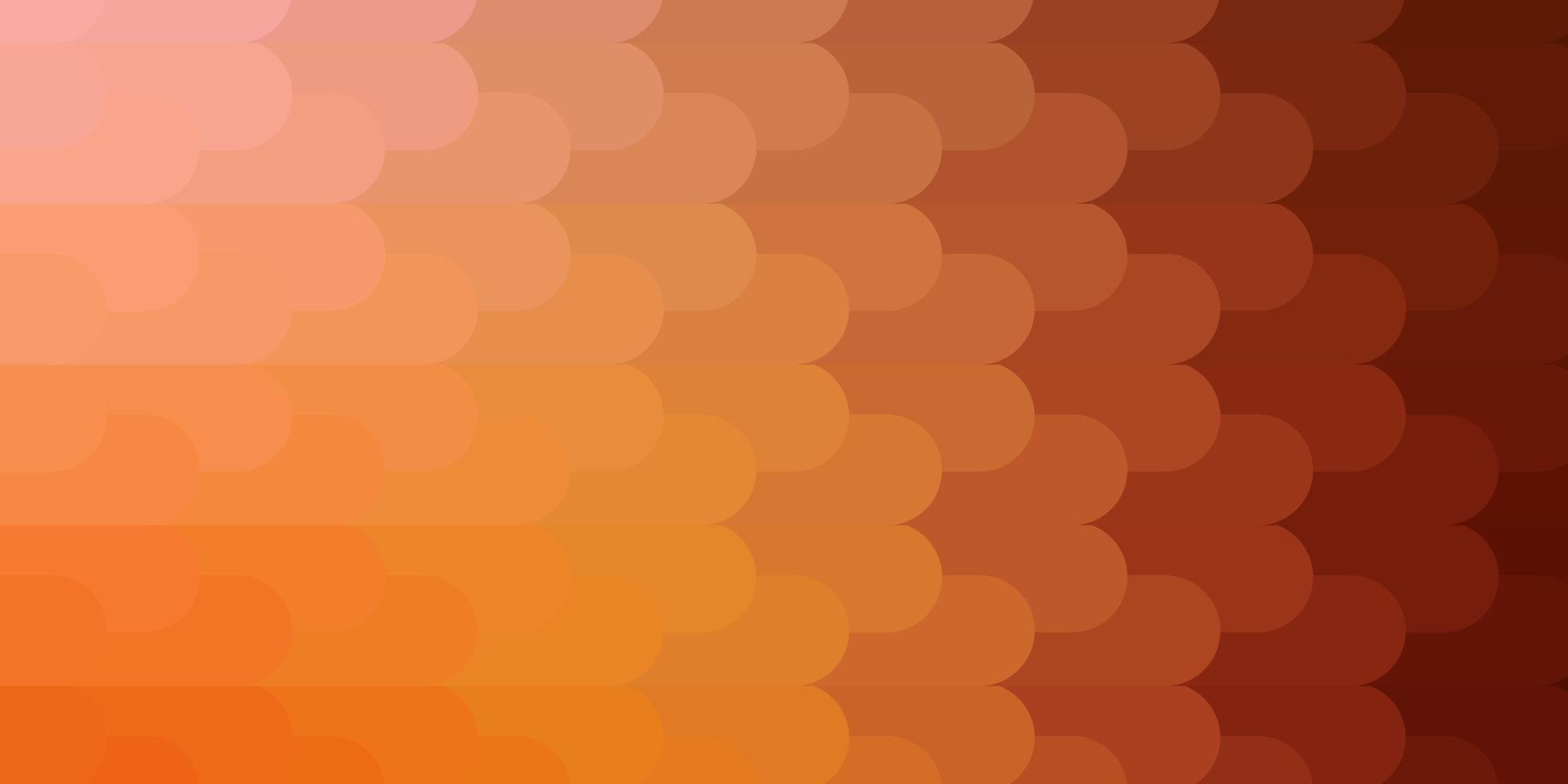 sfondo vettoriale arancione chiaro con linee. illustrazione gradiente colorato con linee piatte astratte. modello per il tuo design dell'interfaccia utente.