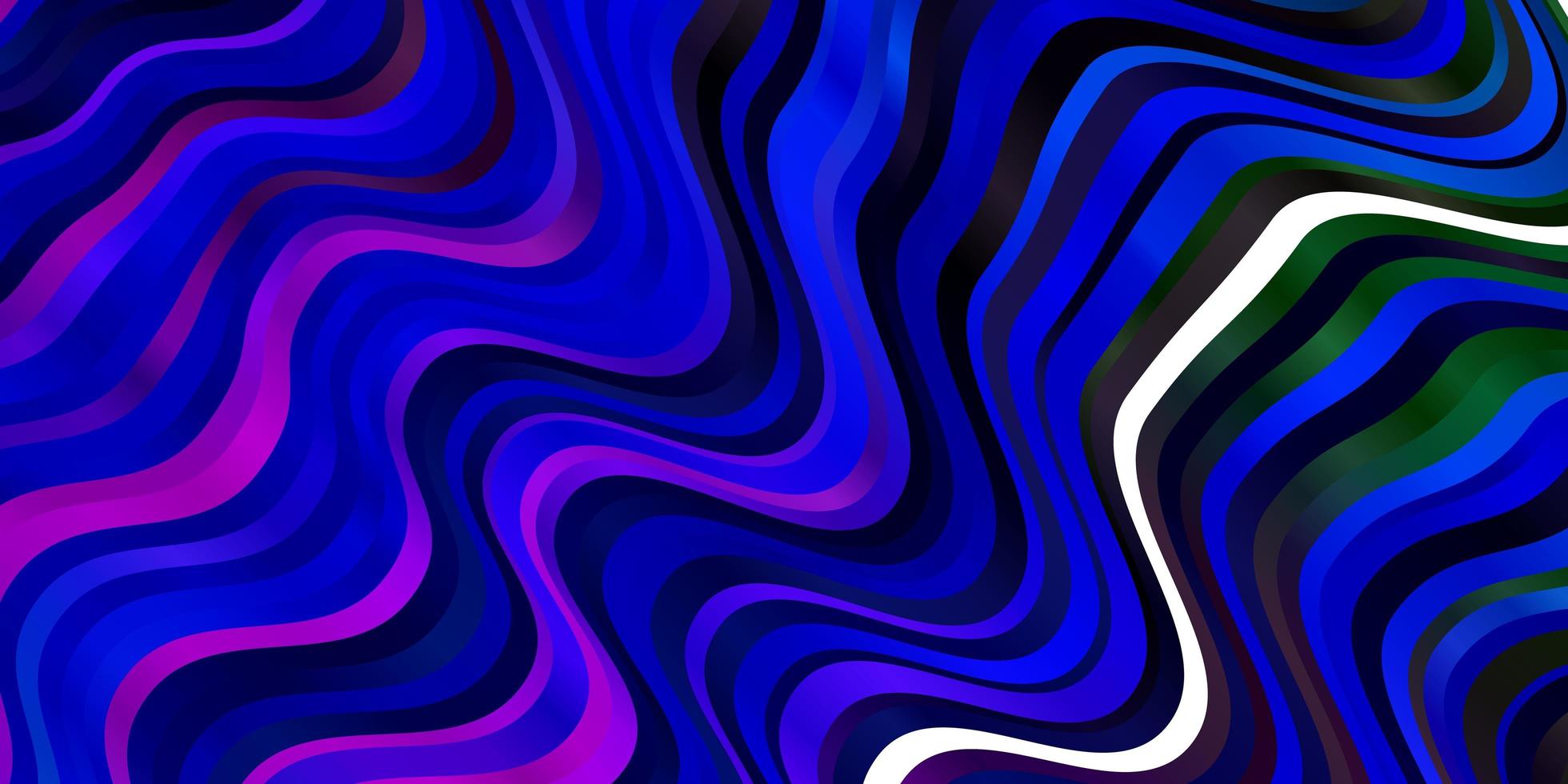sfondo vettoriale rosa scuro, blu con linee piegate. illustrazione colorata in stile astratto con linee piegate. modello per cellulari.