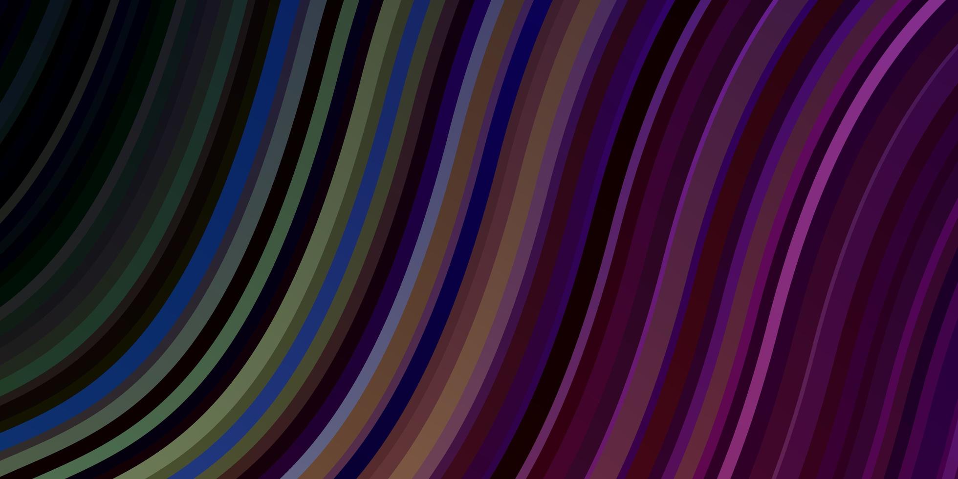 texture vettoriale multicolore leggera con curve. illustrazione colorata, che consiste in curve. modello per libretti, volantini.