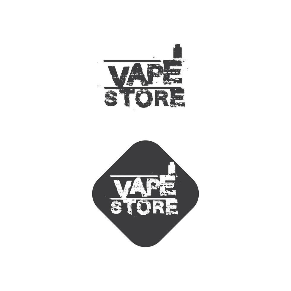 Vape and Vapor logo icon vettore di fumo e set design per vapers vaping device e lifestyle moderno smoking