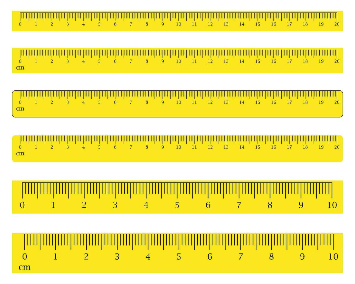 righello scala misurare linea. misurazione scala struttura modello. vettore