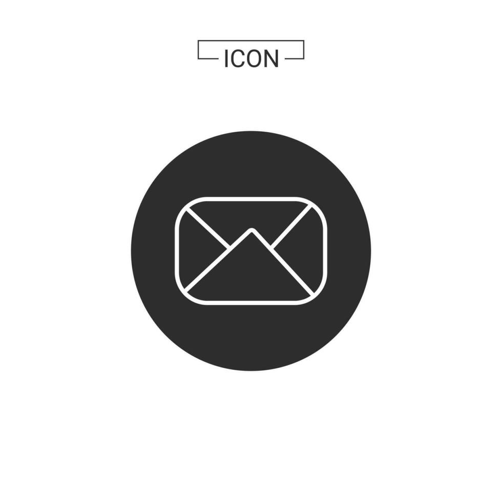 e-mail icona. e-mail simbolo grafica per ragnatela icona collezioni vettore