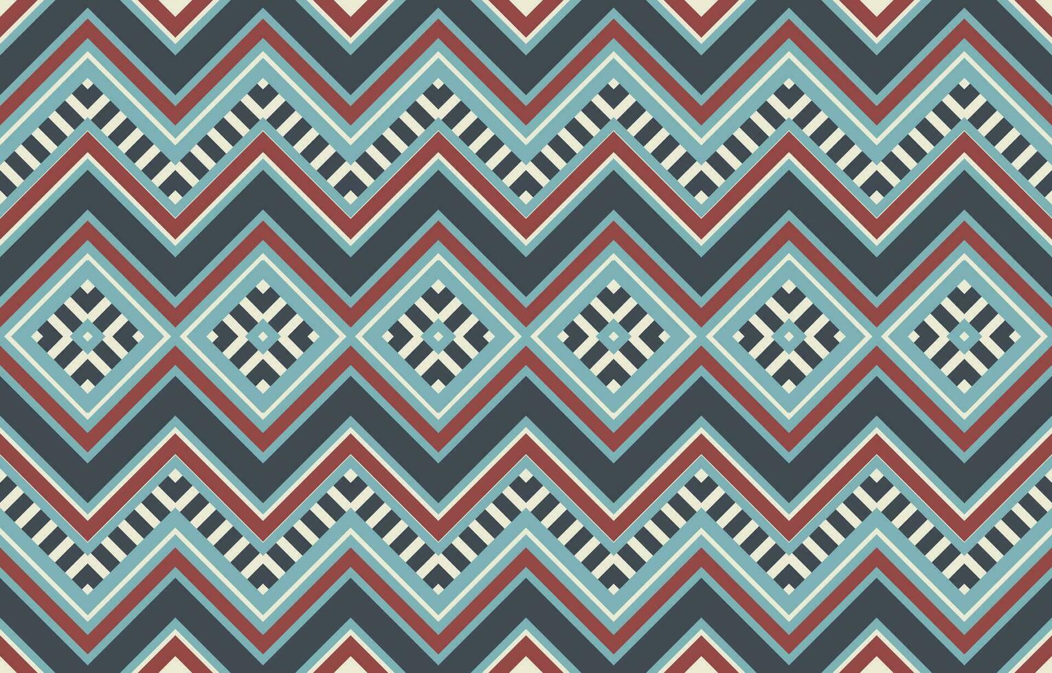 etnico astratto ikat arte. azteco ornamento Stampa. geometrico etnico modello senza soluzione di continuità colore orientale. design per sfondo ,tenda, tappeto, sfondo, vestiario, avvolgere, batik, vettore illustrazione.