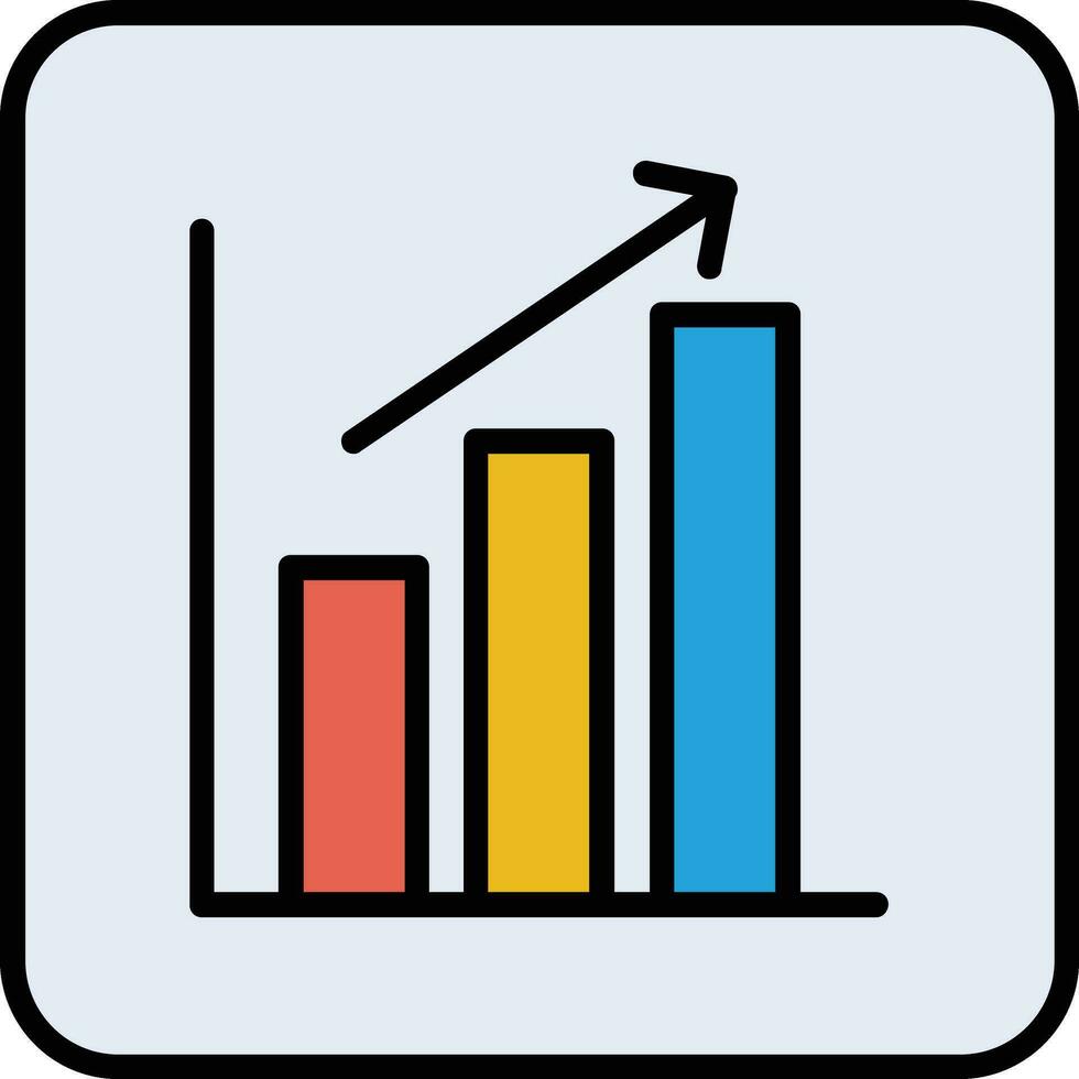 statistico pieno icona vettore