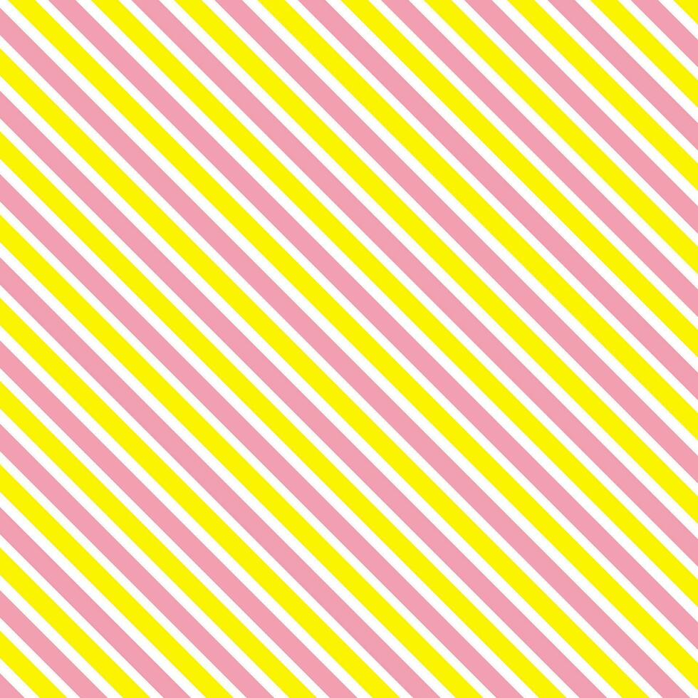 semplice astratto senza soluzione di continuità acqua salata taffy rosa e giallo colore ondulato diagonale linea modello vettore