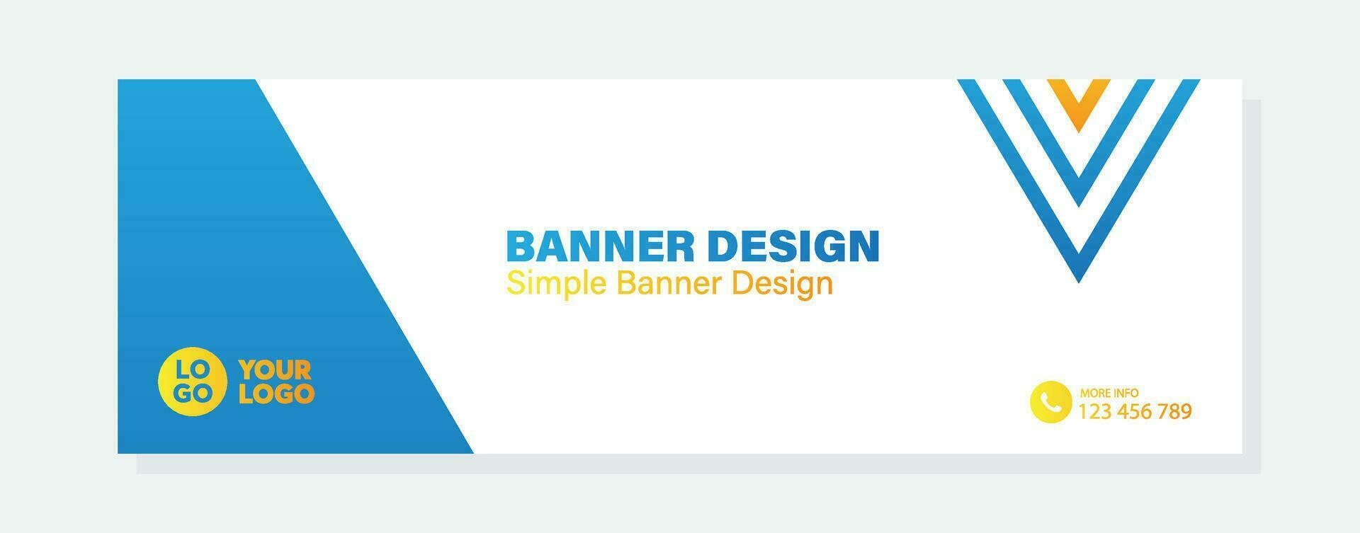 vettore pendenza design minimo bandiera modello bandiera per attività commerciale azienda