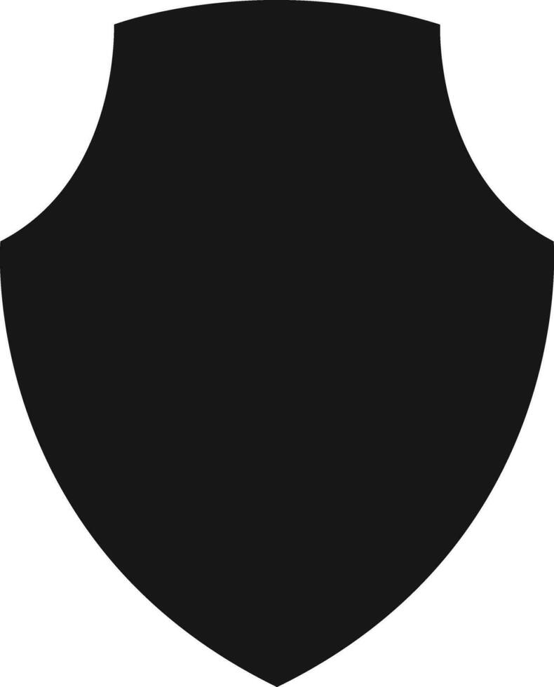 scudo icona. proteggere scudo sicurezza. distintivo qualità simbolo. logo o emblema. protezione e salvaguardia simbolo vettore illustrazione