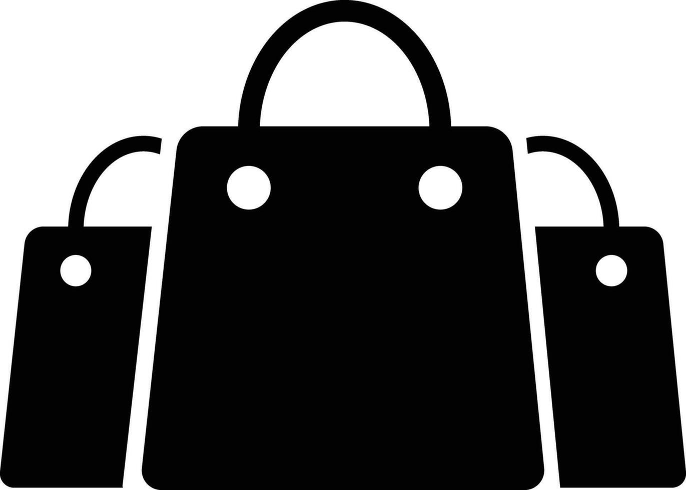 shopping Borsa icona vettore. carta Borsa. Prodotto vendita Borsa. shopping simbolo, logotipo vettore