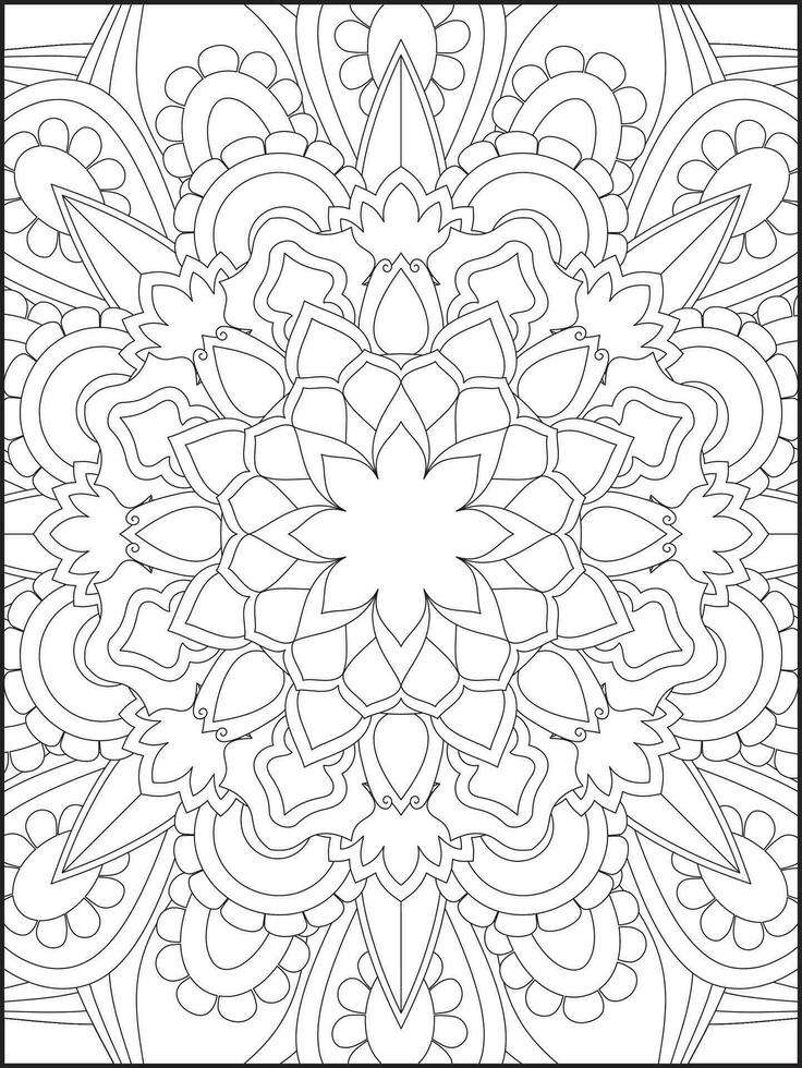 mandala. bambini colorazione pagine. mandala colorazione pagine. adulti colorazione pagine. colorazione pagina vettore