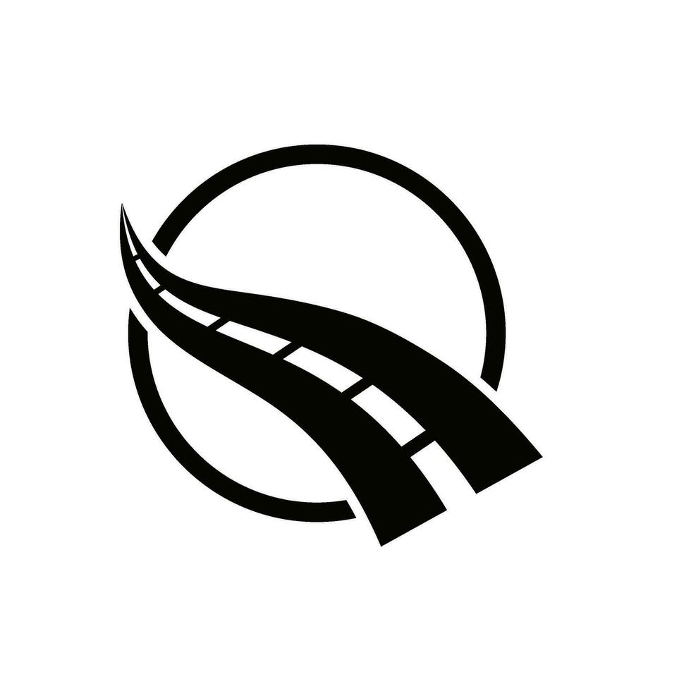 astratto vettore autostrada logo