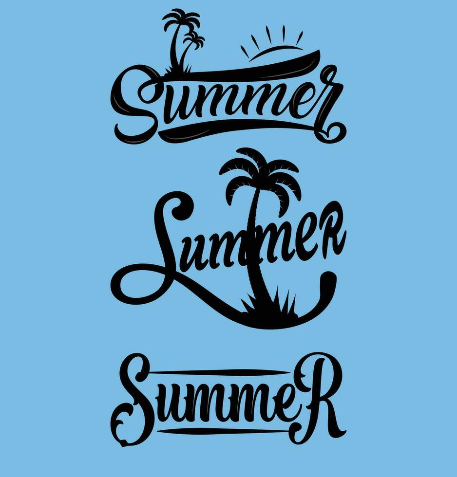 gratuito estate maglietta design e vettore file