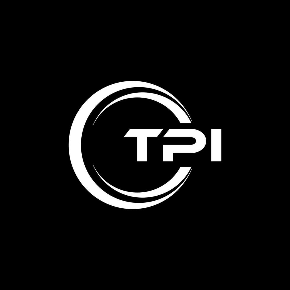 tpi lettera logo disegno, ispirazione per un' unico identità. moderno eleganza e creativo design. filigrana il tuo successo con il Impressionante Questo logo. vettore