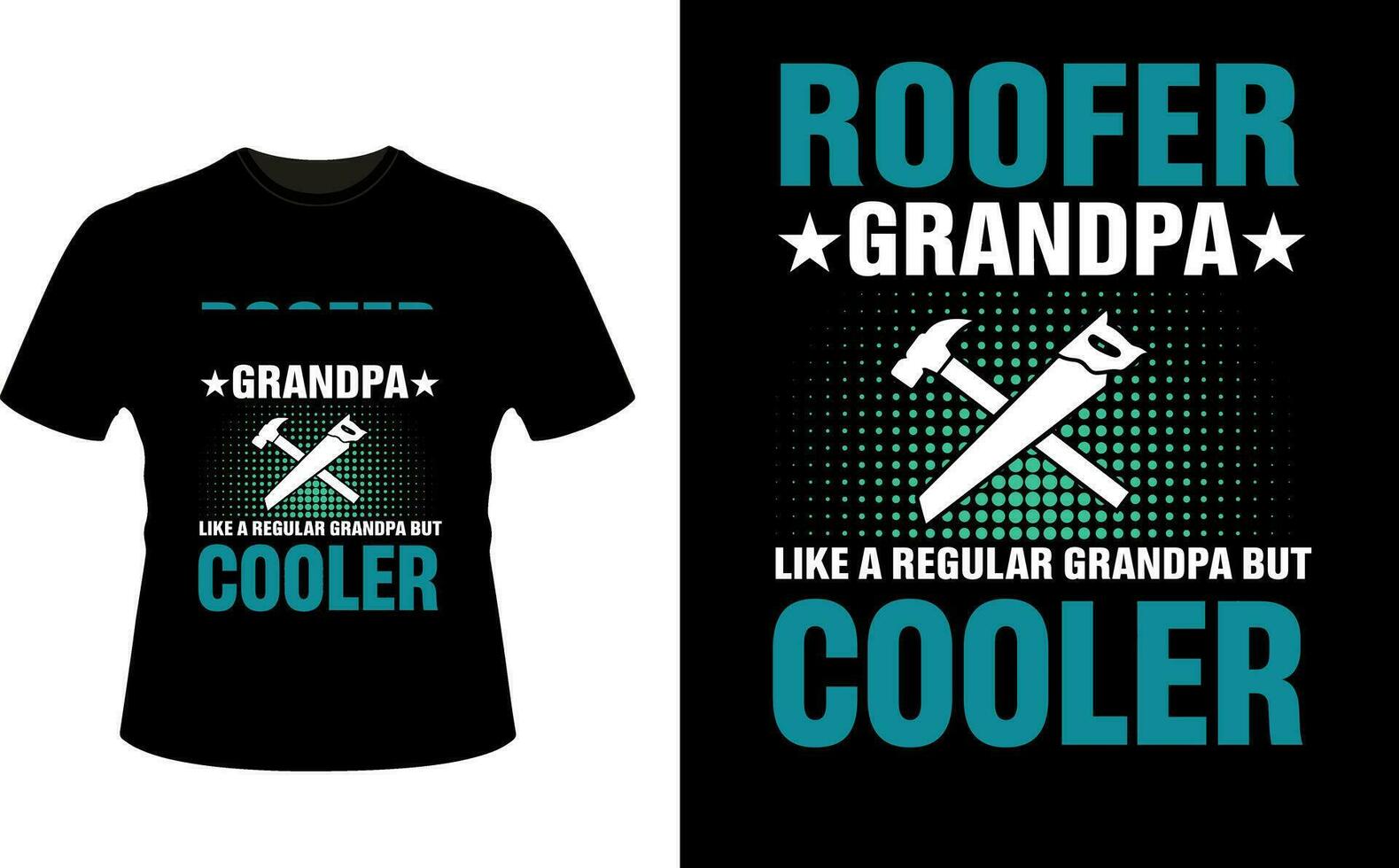 roffer Nonno piace un' regolare Nonno ma più fresco o nonno maglietta design o nonno giorno t camicia design vettore