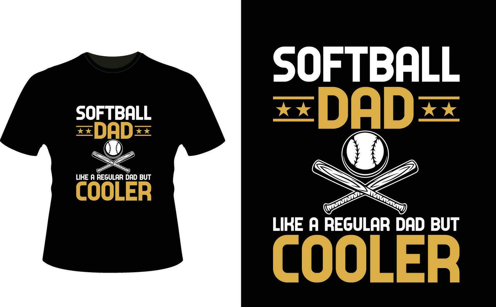 softball papà piace un' regolare papà ma più fresco o papà papà maglietta design o padre giorno t camicia design vettore
