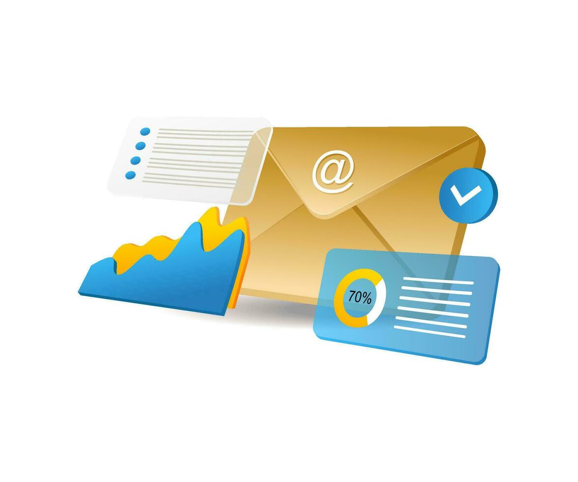 e-mail marketing strategia analisi vettore