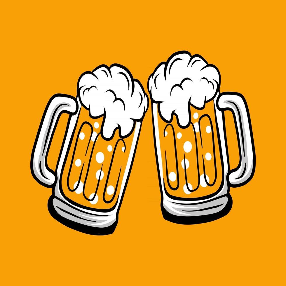 arte vettoriale e grafica del bicchiere di birra