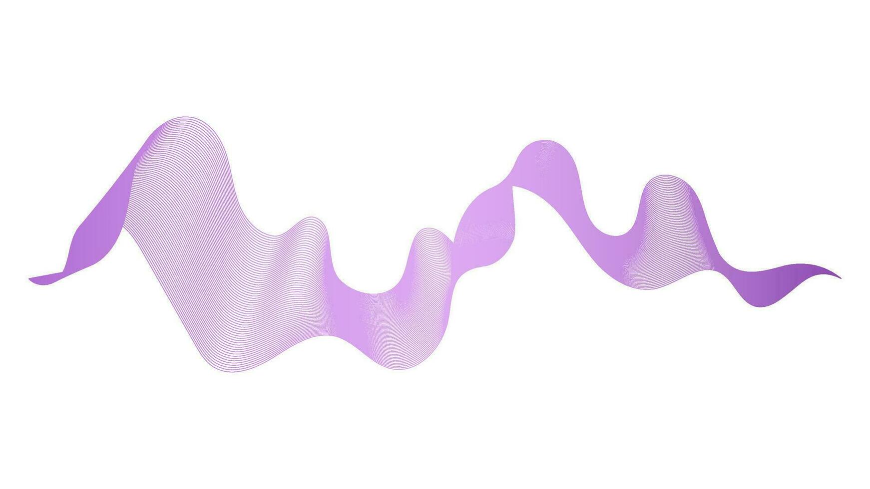 astratto fondale con colorato onda pendenza Linee vettore
