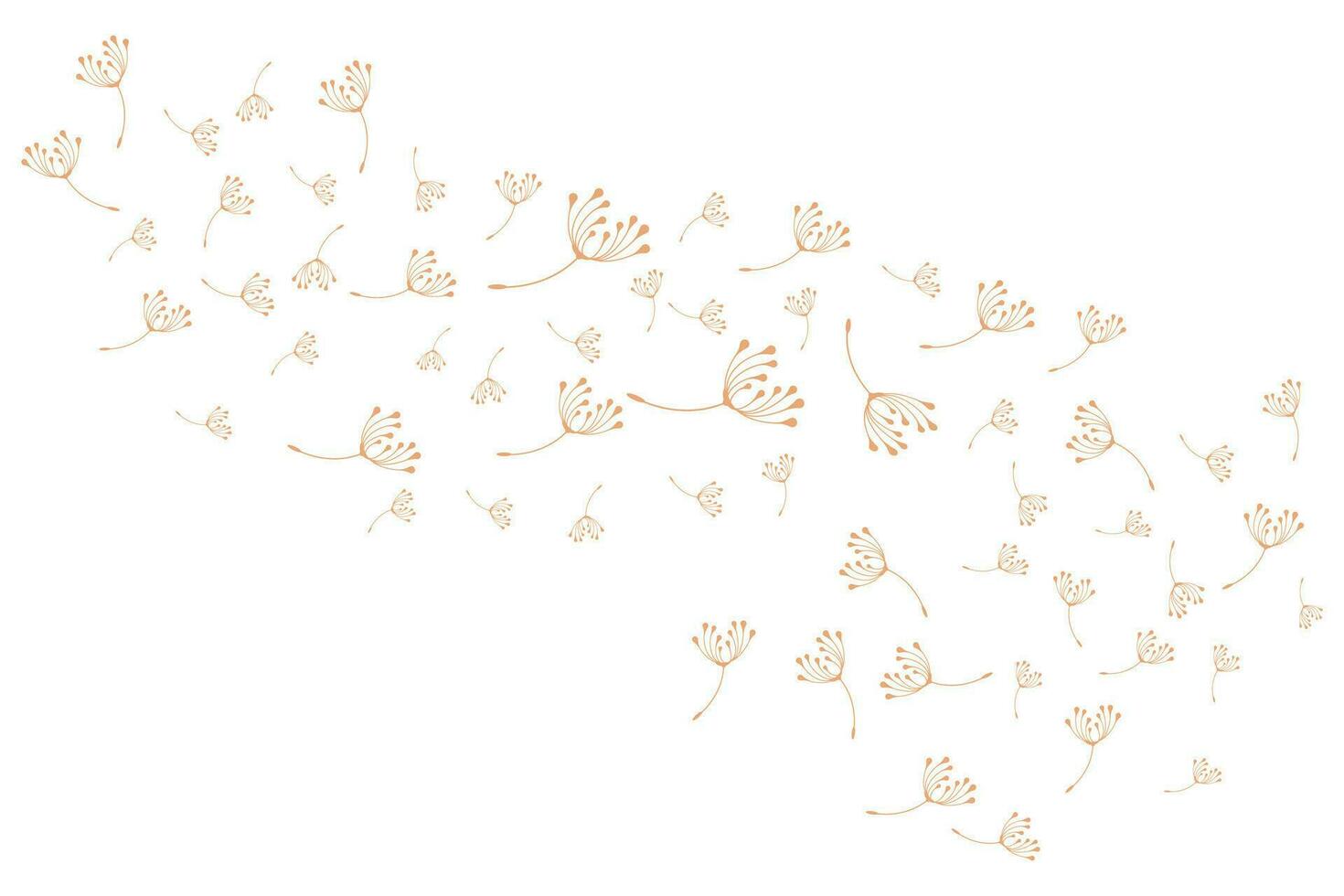 dente di leone fiore logo design semplice vettore minimalista simbolo modello