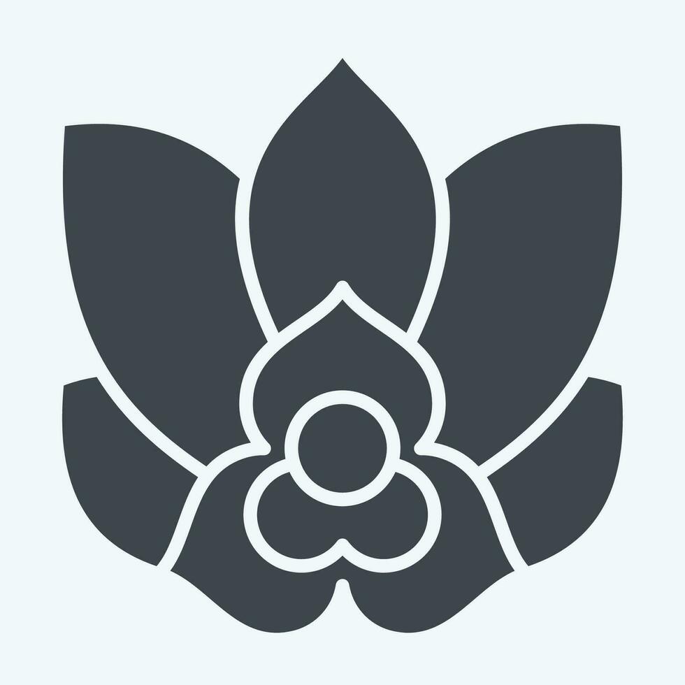 icona rumdul. relazionato per Cambogia simbolo. glifo stile. semplice design modificabile. semplice illustrazione vettore