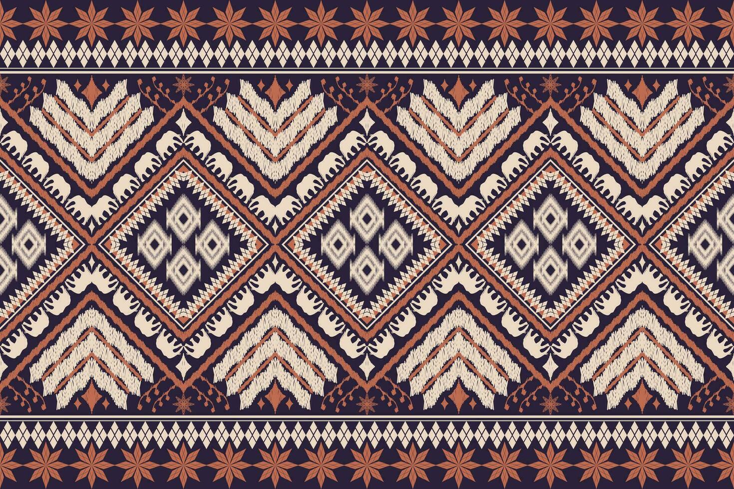 geometrico etnico azteco ricamo stile.figura ikat orientale tradizionale arte modello.disegno per etnico sfondo,carta da parati,moda,abbigliamento,avvolgimento,tessuto,elemento,pareo,grafica,vettore illustrazione. vettore